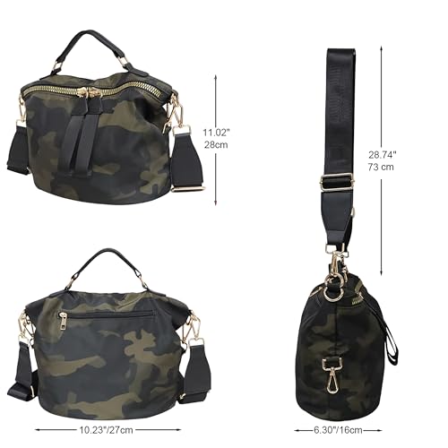 Women Nylon Handbag Anti-theft Casual Lightweight Travel Shopping Shoulder Bag Crossbody Bag3