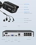 Reolink 4K PoE CCTV Camera Systems, 8CH NVR with 2TB HDD, 4X 8MP IP Cameras Outdoor with Smart Person and Vehicle Detection, Night Vision, 24/7 Recording, RLK8-800B4 Black - Image 7