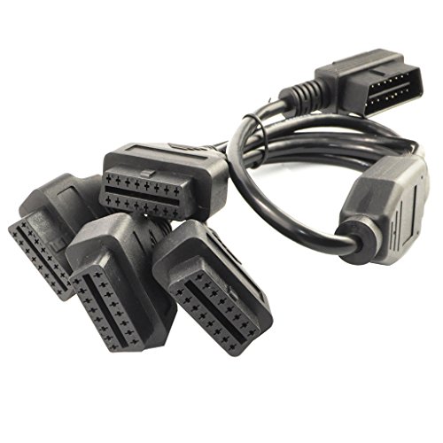 Cable OBD2 con conector plano de 16 pines para solucionar la falta de espacio en el coche 2