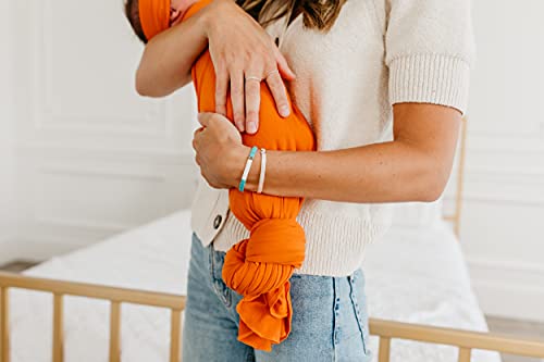Image of Copper Pearl Swaddle Blankets for Newborns | Soft Stretchy Receiving Blankets for Boys and Girls | Large 46 x 46 Inch Baby Blankets | Lightweight and Breathable Swaddles | Blaze