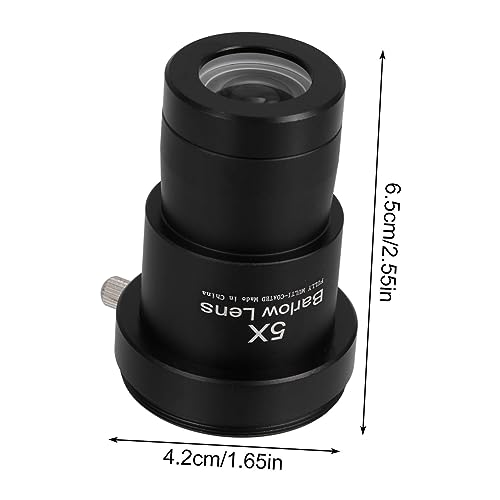 Lente Barlow para telescopios Angoily con optica multicapa de alta calidad 6