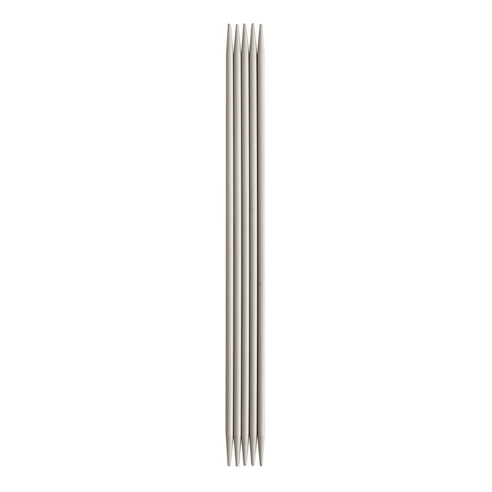Pony Classic Double Pointed Needles Aluminium 20cm 3.75mm - 1pc, Grey, (20cm, 3.75mm)