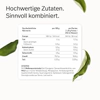 edubily® Whey Protein Isolat - Laktosefrei - Sehr gut lösliches Eiweißpulver ohne Kohlenhydrate & Zucker - Aus irischer Weidehaltung (750 g, Mango-Lassi mit Stevia) – Ansicht 8