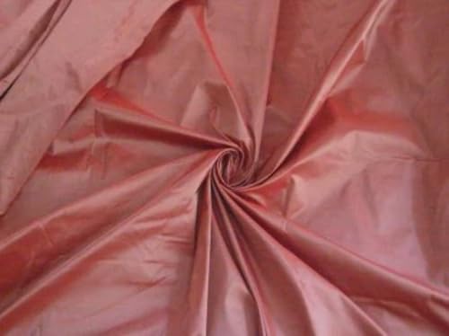 Tissu taffetas de soie luxueux robe de mariée couleur cerise d'hiver 137cm.