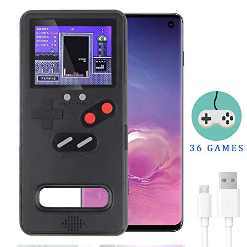 Dikkar Game Console Case for Galaxy, Retro Protective Cover Self-Powered Case,Color Display