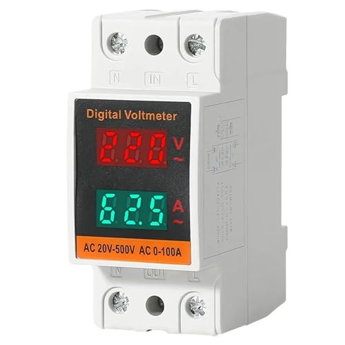 Voltmètre ampèremètre AC pour éviter les surcharges électriques du tableau