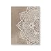Dayanzai Mandala - Lienzo decorativo para pared, colores neutros, pósteres de yoga...