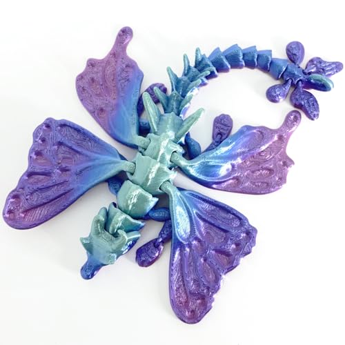 DEFORAGE 3D Printed Butterfly & Dragon Ornaments, 4.92-Inch