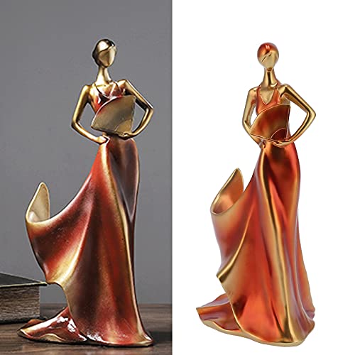Soporte para botellas de vino con figura femenina moderna miniatura 3