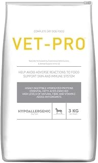 Vet Pro Hypoallergenic Dog Food, Complete Dry Food with Hydrolyzed Proteins, 3 kg Price In India