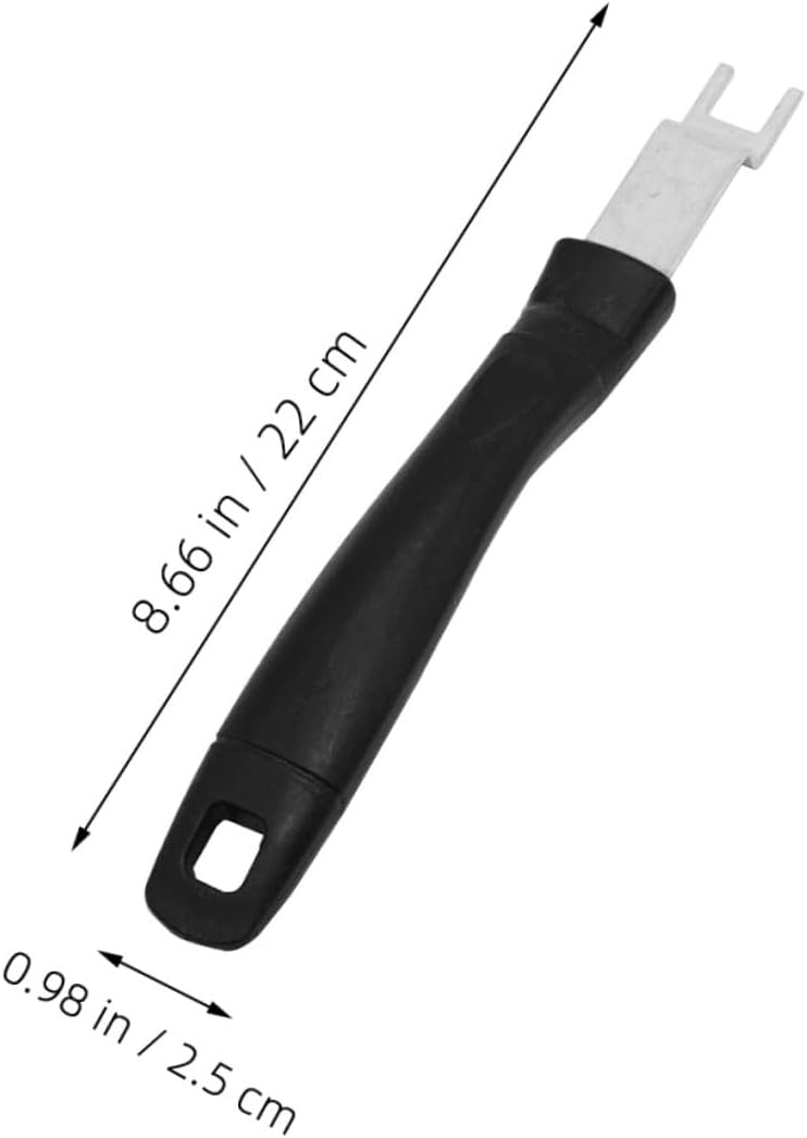 3Pcs Stainless Steel Grill Plate Lifters with Black Handle
