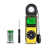 ☀【Genau Lichtmessgerät】Dieser Belichtungsmesser kann die Luminanz bei 0,1-400,000Lux genau messen. Hohe Genauigkeit: +/- 4% ( 20.000Lux). Hohe Reaktionsgeschwindigkeit mit 2 mal / s, 1 Lux Auflösung für eine dynamische Messfähigkeit.