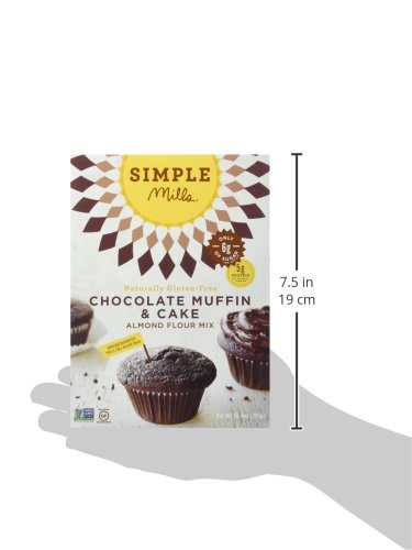 Simple Mills Almond Flour Mix, Chocolate Muffin & Cake, 10.4 Oz (Packaging May Vary) #TOP6