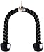 Cuerda Tríceps - Cuerda para Entrenamiento Trabajos Pesados Cuerda Biceps Cable de Fijación Nylon Triceps Cuerda Polea Desplegable Manijas Antideslizantes para Fitness Body Building Uso Doméstico