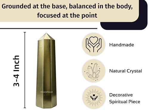 Image of Certified Pyrite Crystal Tower Obelisk Point For Chakra