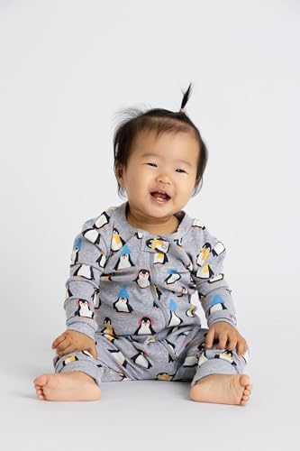 Image of MONICA + ANDY One Piece Baby Pajamas, 100% Organic Baby Clothes for Girls and Boys, Sizes For Newborn and Infant