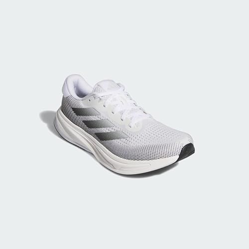 Adidas, Mens, Supernova Rise Running Shoes, White/Black/Zero Metallic, 6.5, D - Medium
