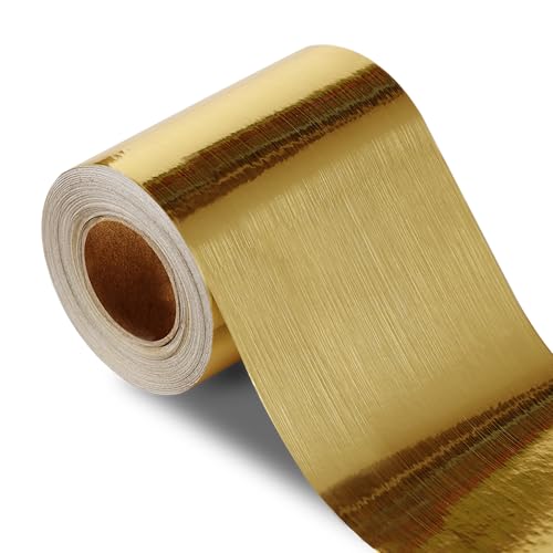 QDYMXUN Bordo per carta da parati autoadesiva in PVC, rimovibile, impermeabile, per bagno, cucina e decorazione fai da te (300 x 40 cm)