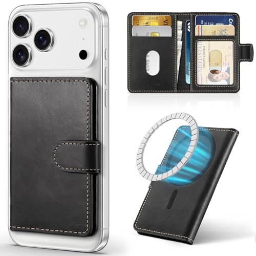 Portefeuille Magnétique en Cuir pour iPhone, l'Accessoire Idéal en Voyage et Sorties