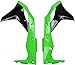 UFO Plastics KA04747-999 Radiator Covers - OEM Green