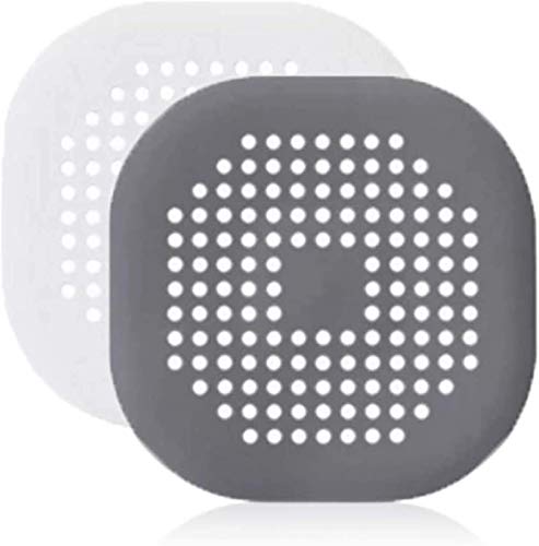 TIST 2 unids Cocina Filtro Filtro Piscina Alcantarillado Filtro de Pelo Malla Baño Silicona Pelo Anti-Blocking Suction Cup Funda de Drenaje de Piso