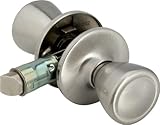 Legend 809038 Tulip Style Door Knob Hall and Closet Passage Lockset for Mobile Homes, US15 Satin Nickel Finish