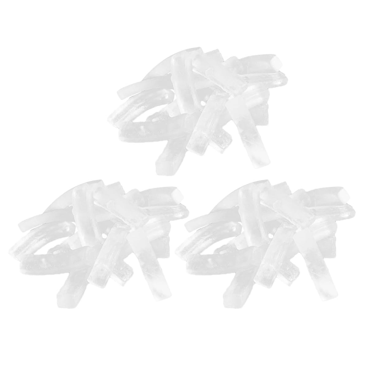 Gadpiparty Base di Sapone Naturale Trasparente per Fai da Te Schiuma Ricca e Pulizia Profonda, Confezione da 3 Borse per Uso Bagno e Tutta la Famiglia