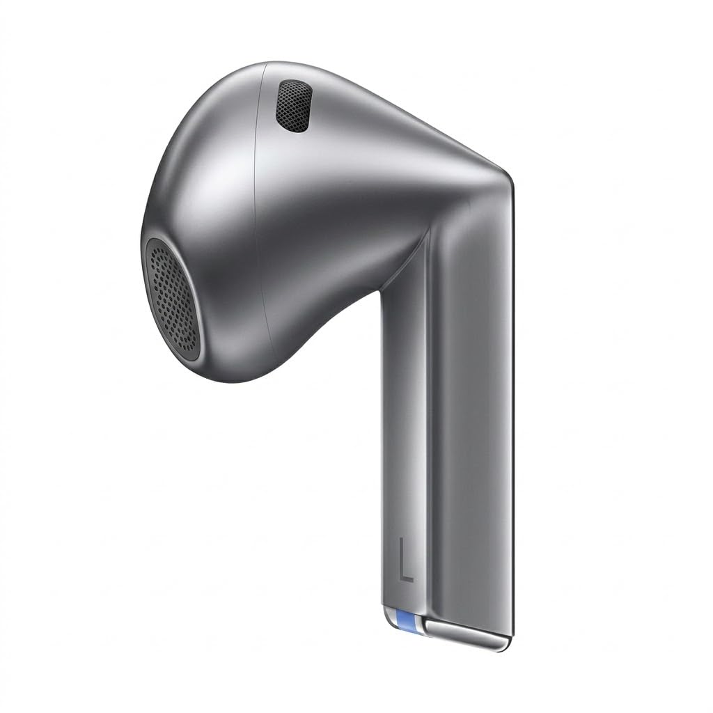 Ricambio singolo per orecchio sinistro per Samsung Galaxy Buds 3 True Wireless Earbuds, perso lato sinistro, cancellazione attiva del rumore, chiamate chiare, compatibile con custodia di ricarica