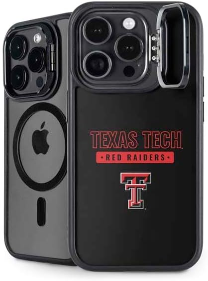 Skinit Kickstand Phone Case Compatible with iPhone 16 Pro - Officially Licensed Texas Tech University Bold Design