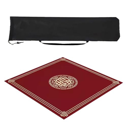 Tapis de table de mahjong antidérapant pour jouer sans bruit