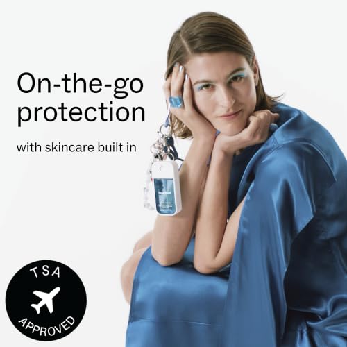 Image of Touchland Beach Coco Hydrating Hand Sanitizer Spray, 5 Pack Travel Size | TSA ready Power Mist with skincare benefits. Tropical and fresh scent, transporting you to sun-drenched shores.