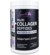 Multi Collagen Peptides Powder Supplement Types I, II, III, V, X - 5 Hydrolyzed Collagen Peptides...