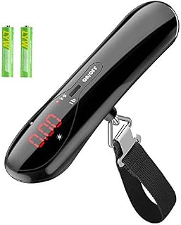 INTSUN Digital Luggage Scale 50kg/110lb Portable Digital Travel Suitcase Scale Hanging Scales Weight