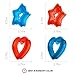 Yofidra Sandwich Cutter and Sealer for Kids - Heart & Star Shape Cookie Cutter & Decruster, 6 PCS (2 Sets)