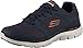 Price comparison product image Skechers Men's Flex Advantage 4.0 Sneaker, Navy Leather Mesh Pu Trim, 10 UK