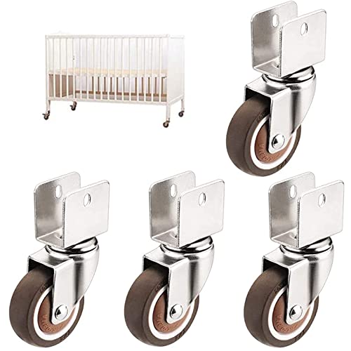 Roulettes de rechange U 25mm pour réparer un lit de bébé qui coince et rayer le sol