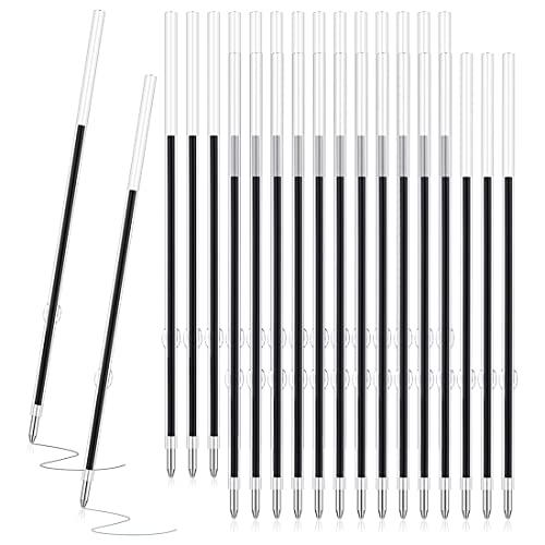 60 Pièces Recharges de StyloRétractables, Recharge Stylo Bille, Recharges pour Stylos, Cartouche Stylo Bille, Recharges de Stylo à Bille Gel, Compatible...