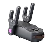 Secador de zapatos - Temporizador de 3 niveles para calentar zapatos, soporte plegable para botas y guantes, para viajes de invierno, gimnasio, trabajos al aire libre, camping, hogar, vestuarios