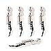 4 Packs Professional Waiter Corkscrew Wine Openers Set,Upgraded With Heavy Duty Stainless Steel Hinges Wine Key for Restaurant Waiters, Sommelier, Bartenders (White 4 Packs)