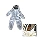 Children Beekeeping Suit Ventilated Beekeeping Clothing Children Bee Suit with Gloves Beekeeping Supplies(L-3'9''-4'3'')