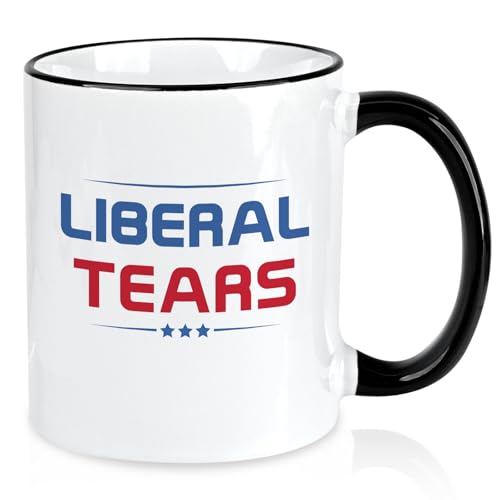 Taza de café Liberal Tears cerámica 11 oz miniatura 1