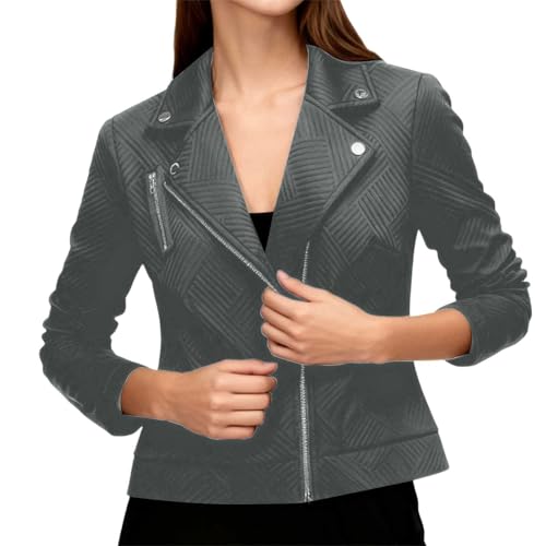 Veste courte ajustée femme haut d'automne chic et léger