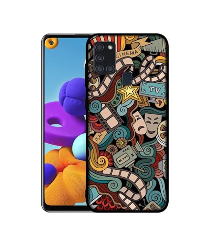 Image of Movies Design Premium 2D Printed Metal Back Case Cover for Samsung Galaxy A21S 4G