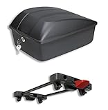 Regendicht KLICKfix Fahrradbox 12L für Racktime Träger, schwarz, M, 0845R
