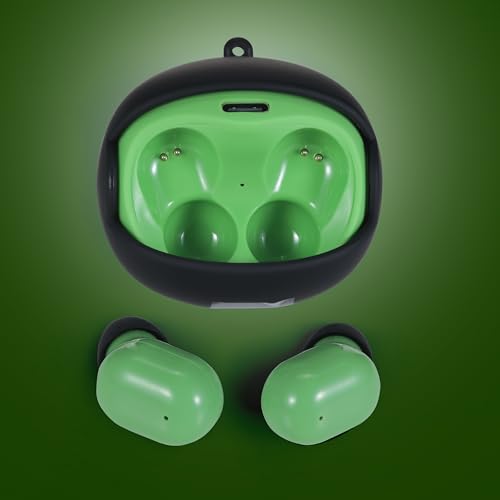 Image of Monster Jam - Wireless Earbuds, True Wireless Bluetooth Earbuds, in-Ear Headphones with Active Noise Cancelling and Charging Case (Grave Digger)