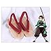 Japanische Holzstütze, Demon Slayer Cosplayer Clog Schuhe Prop für Kamado Tanjirou, Anime Cosplay Holz Requisiten, Holz Geta Schuhe Traditionelle Hausschuhe, Demon Slayer Clog Schuhe