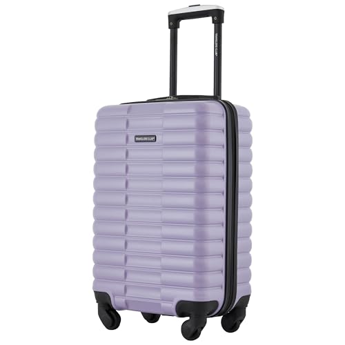 Image of Travelers Club 22-Inch Gilroy Rolling Hardside Carry-On Luggage, Heirloom Lilac