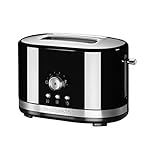 KitchenAid 5KMT2116EOB - Tostadora manual doble, color negro