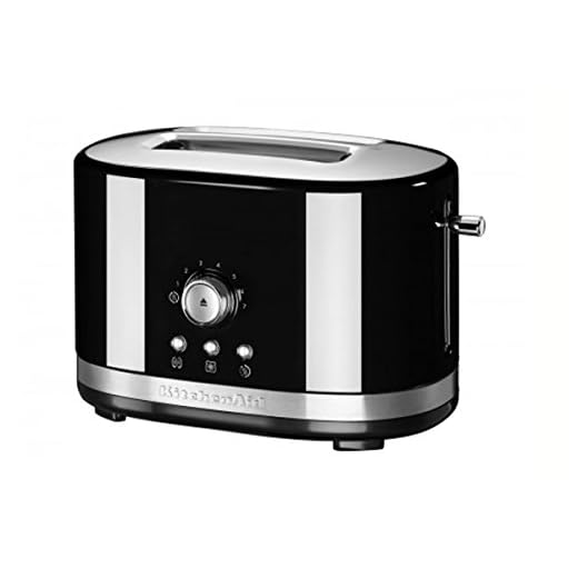 KitchenAid 5KMT2116EOB - Tostadora manual doble, color negro