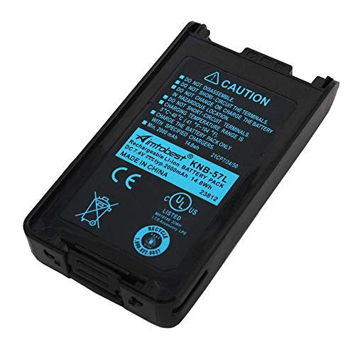 Aimtobest Knb-57L 2000Mah Li-Ion Battery Compatible For Kenwood Radio Tk-2140 Tk-3140 Tk-2170 Tk-3170 Tk-2160 Tk-3160 Tk-3360 Nx-220 Nx-320 Knb-35L Knb-55L Knb-24L #TOP2